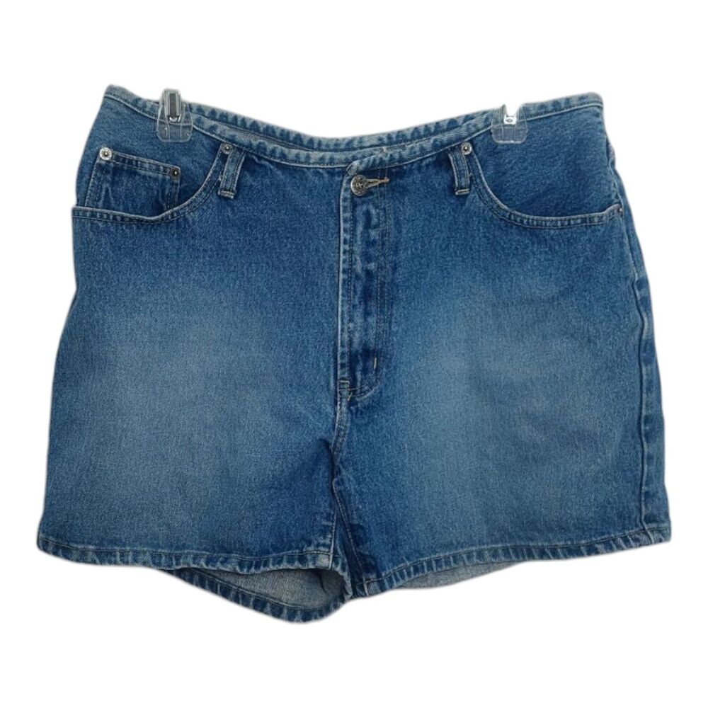 Anti-basic Women's Size 14 Shorts Denim Jean Short Blue No Waist Vintage